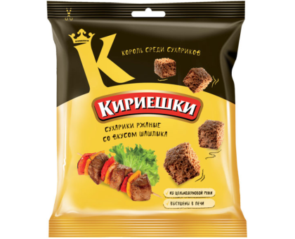 Сухарики Кириешки со вкусом Шашлыка, 40г