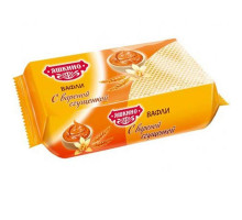 Вафли Яшкино с варёной сгущёнкой, 200г