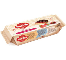 Яшкино печенье сдобное Клубника, 137г