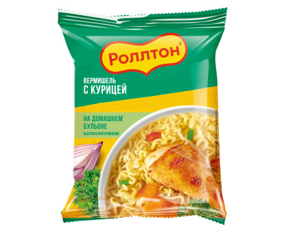 Вермишель Роллтон, Курица, 60г*42