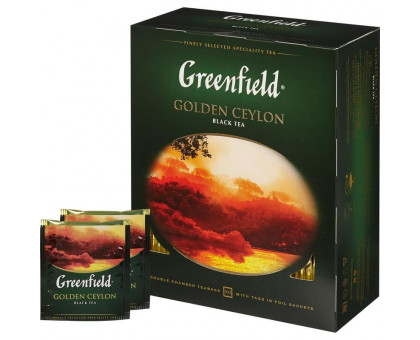 Чай Greenfield Golden Ceylon, 100х2г