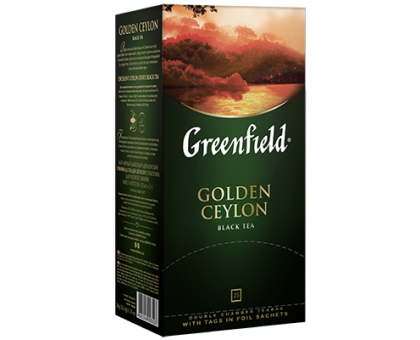 Чай Greenfield Golden Ceylon, 25х1,5г