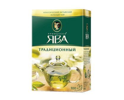 Чай зеленый Принцесса Ява Традиционный, 100г.