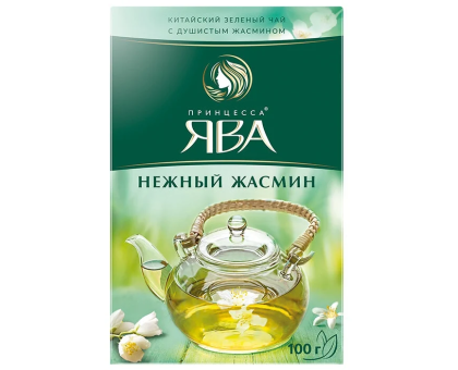 Чай зеленый Принцесса Ява Нежный Жасмин, 100г.