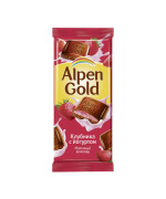 Шоколад Alpen Gold клубника с йогуртом, 85 г